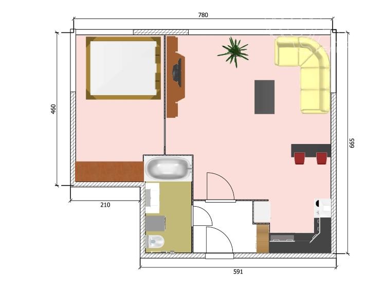 Rent apartment 2+KK Praha, Kurta Konráda č. 23