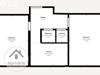 Pronájem bytu 2+1 Citice č. 4