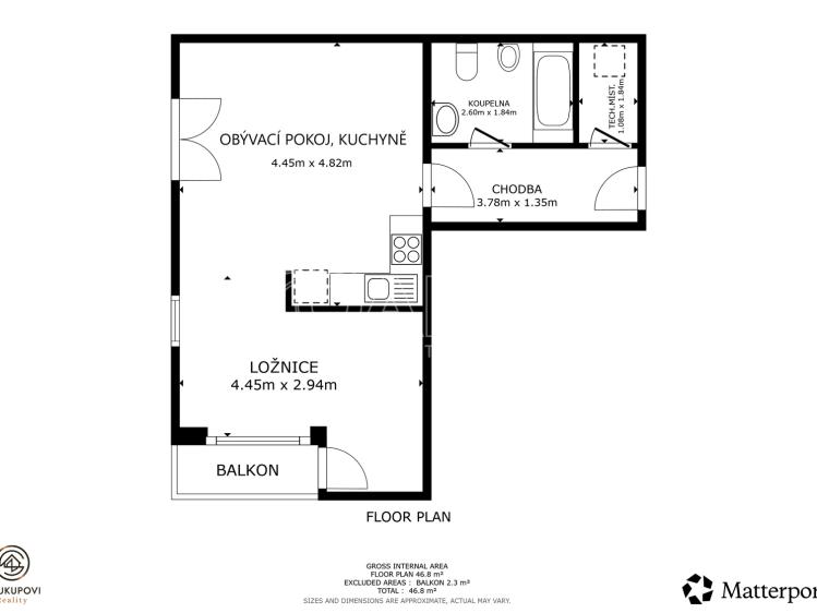 Sale apartment 1+KK Kařez č. 3