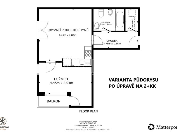 Sale apartment 1+KK Kařez č. 4