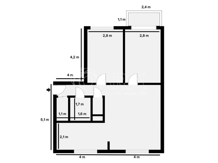 Продажа квартиры 3+1 Ostrava, Františka Formana č. 44