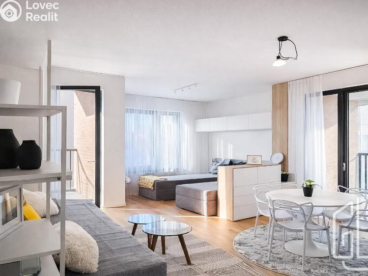 Pronájem bytu 1+KK Praha, V přístavu 1639/24 č. 1