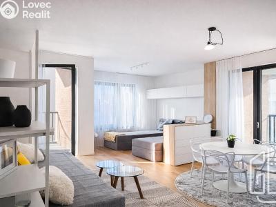 Pronájem bytu 1+KK Praha, V přístavu č. 1