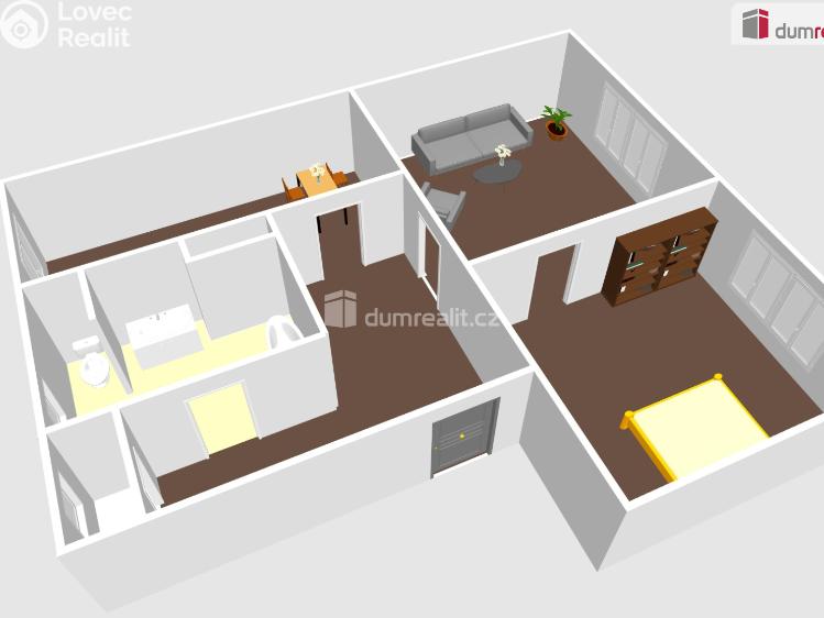 Продажа квартиры 2+1 Ostrov, Jáchymovská č. 16