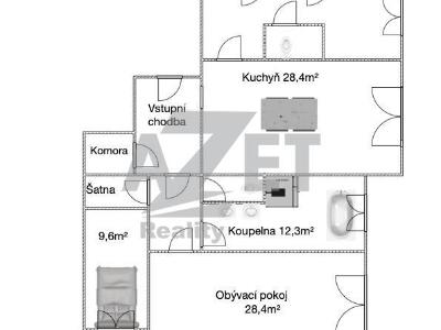 Продажа нестандартной квартиры Ostrava, U Haldy č. 5