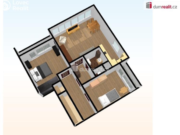 Продажа квартиры 3+KK Praha 11, Tererova č. 19