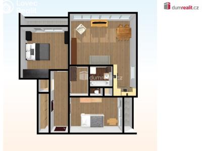 Продажа квартиры 3+KK Praha 11, Tererova č. 6