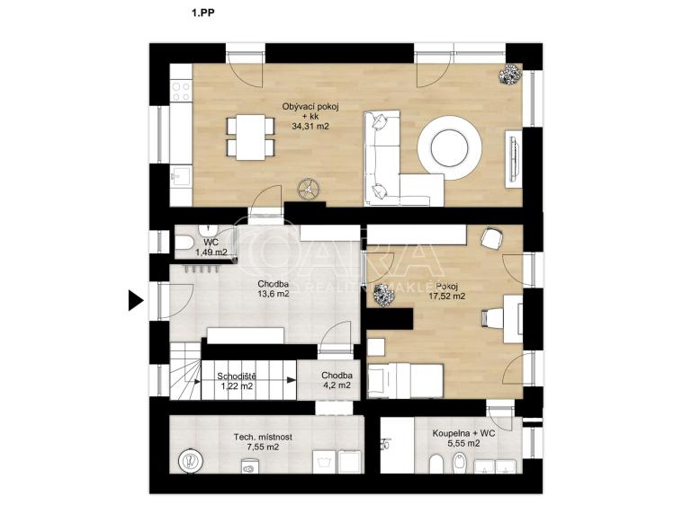 Prodej rodinného domu Chocerady č. 42