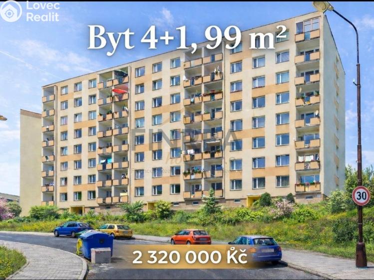 Prodej bytu 4+1 Krupka, Karla Čapka č. 11