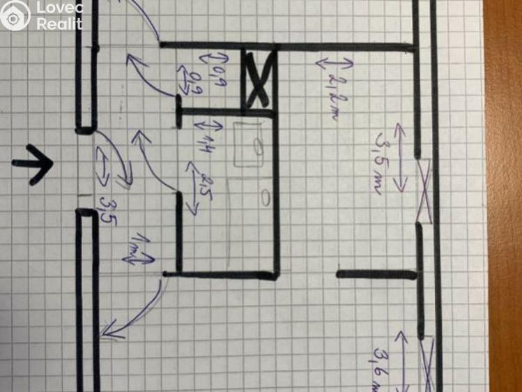 Prodej bytu 2+KK Opatovice nad Labem, Smetanova č. 12