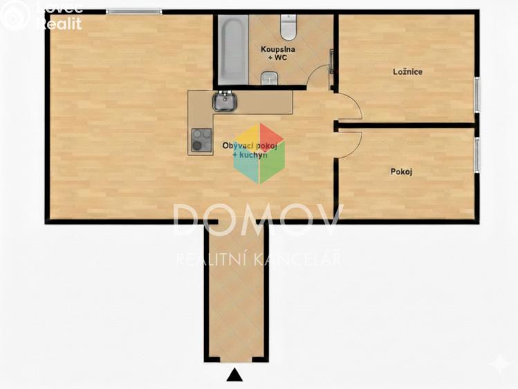 Pronájem bytu 3+KK Hořovice, Na Okraji č. 10