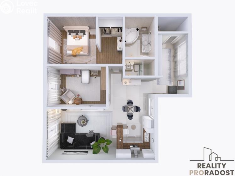 Prodej rodinného domu Lužice, Šeříková č. 2