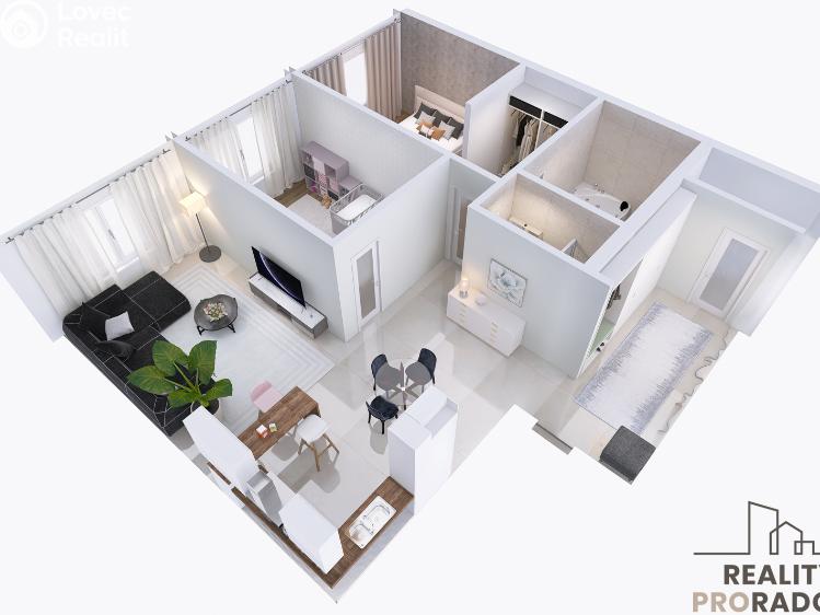 Prodej rodinného domu Lužice, Šeříková č. 8