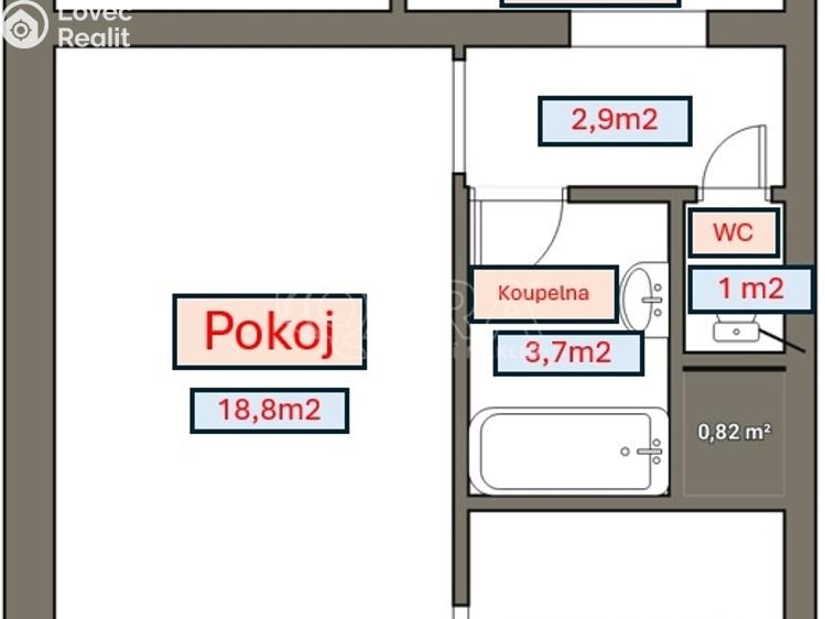 Prodej bytu 3+1 Praha, Hrubého 1204/4 č. 2
