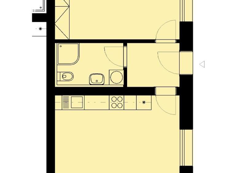 Аренда квартиры 2+KK Čáslav, Poštovní 225/3 č. 9
