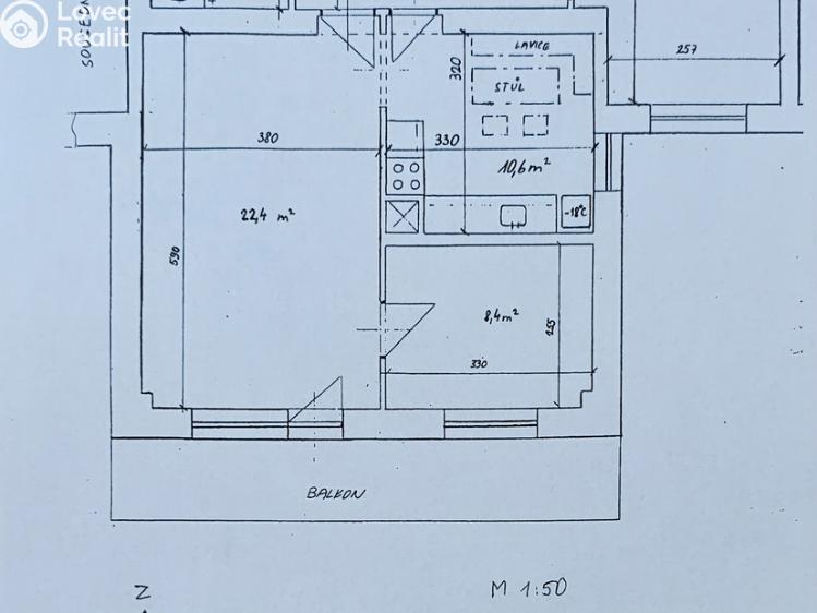 Pronájem bytu 3+1 Praha, Devonská 1026/2 č. 25