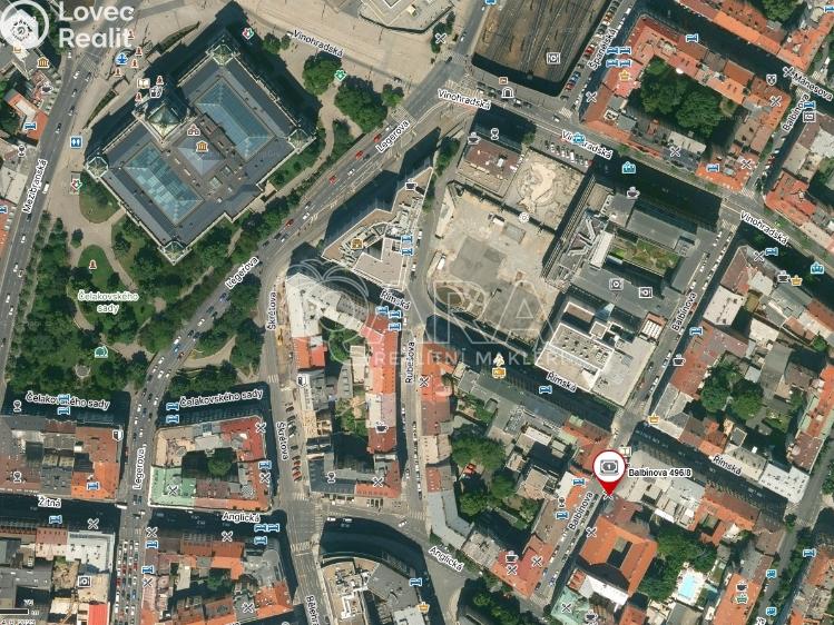 Pronájem bytu 1+KK Praha, Balbínova 496/8 č. 19