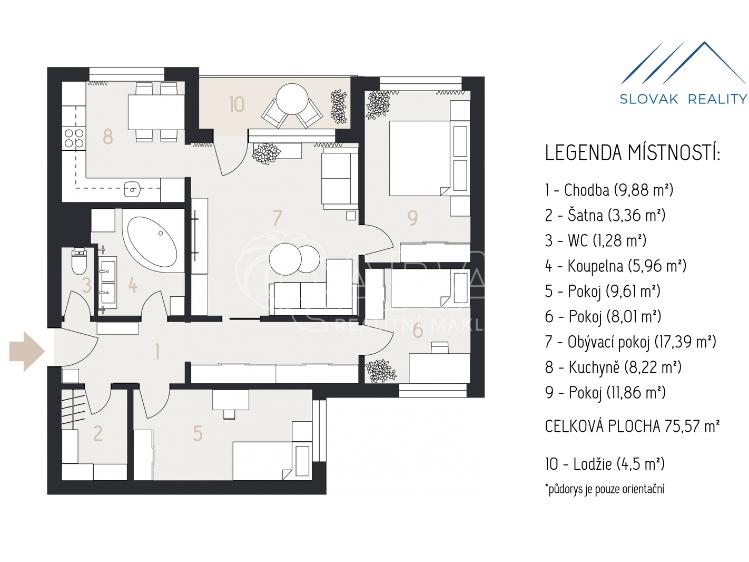 Prodej bytu 4+1 Ostrava, Proskovická č. 29