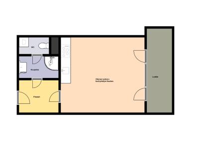 Продажа квартиры 1+KK Praha, Míšovická č. 2