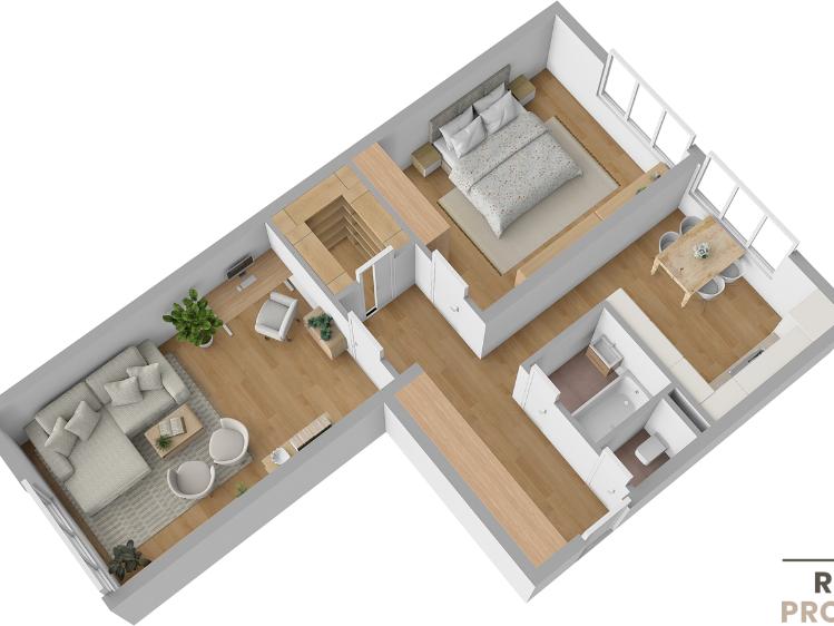 Pronájem bytu 2+1 Ostrava, Otakara Jeremiáše 1999/27 č. 8