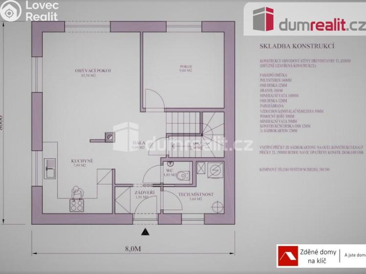 Prodej rodinného domu Bojkovice, Pitínská č. 8