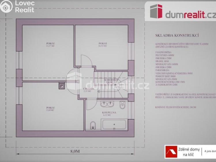 Prodej rodinného domu Bojkovice, Pitínská č. 9