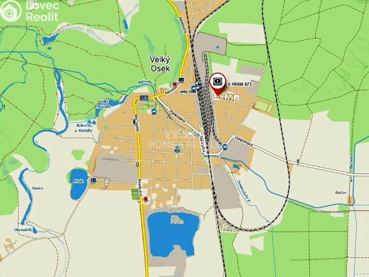 Pronájem bytu 2+KK Velký Osek, U hřiště č. 20