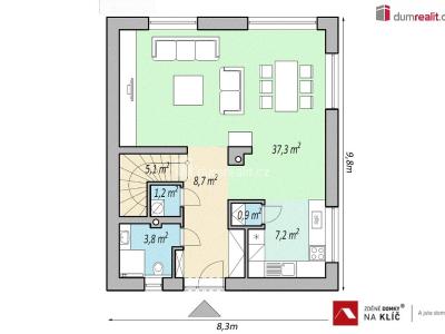 Prodej rodinného domu Luhačovice, Mlýnská č. 4