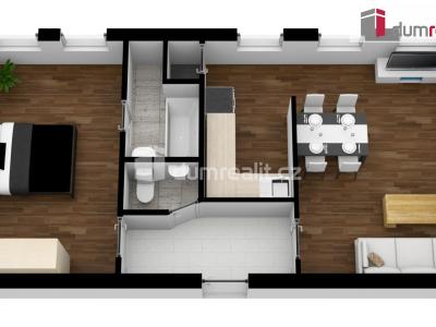 Pronájem bytu 2+1 Lovosice, Wolkerova č. 4