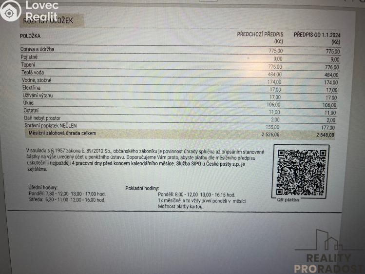 Продажа квартиры 1+1 Ostrava, Šalamounská 3015/4 č. 16