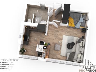 Prodej bytu 1+1 Ostrava, Šalamounská č. 3