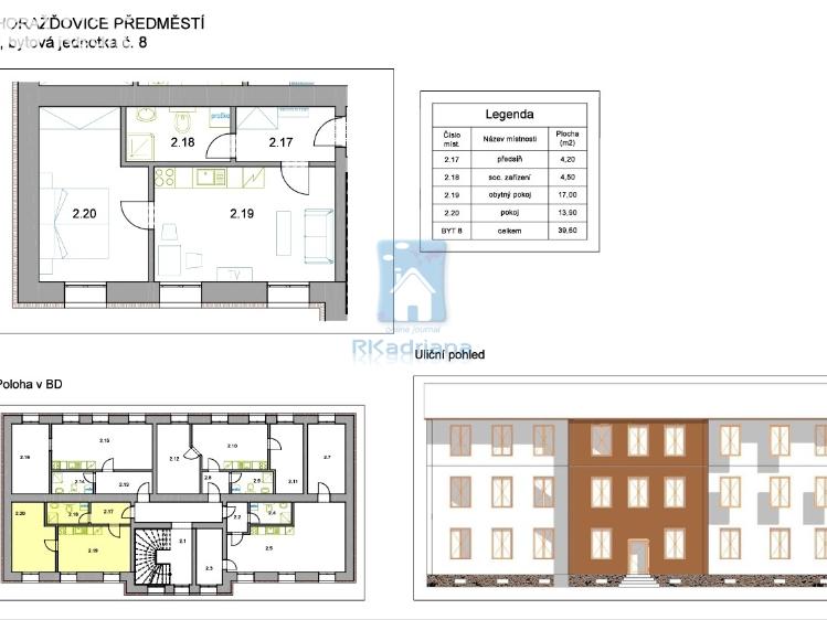 Prodej bytu 2+KK Horažďovice, Předměstí č. 2