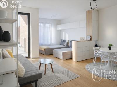 Pronájem bytu 1+KK Praha, Sanderova č. 1