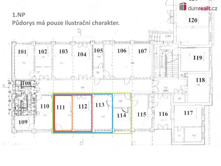 Pronájem kanceláře České Budějovice, Na Zlaté stoce č. 2