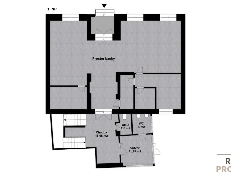 Prodej obchodního prostoru Jeseník, nám. Svobody 827/11 č. 35