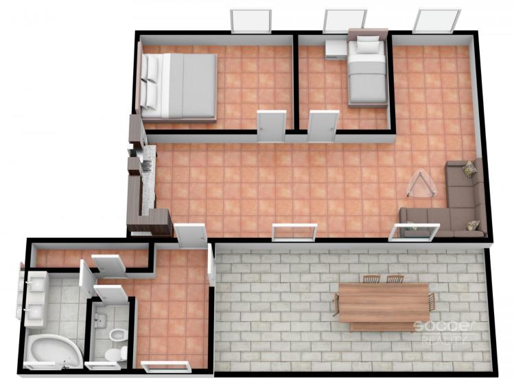 Pronájem bytu 3+KK Černošice, Dr. Janského č. 5