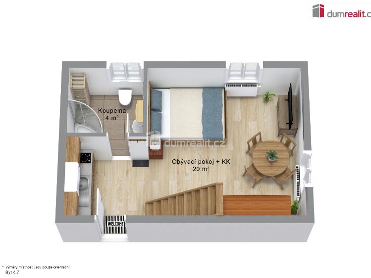 Prodej bytu 2+KK Merklín č. 7