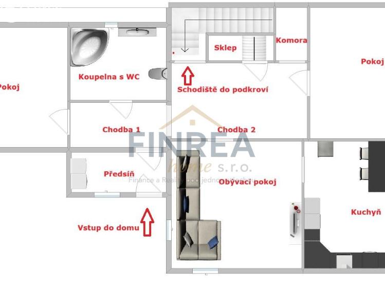 Prodej rodinného domu Peruc č. 4