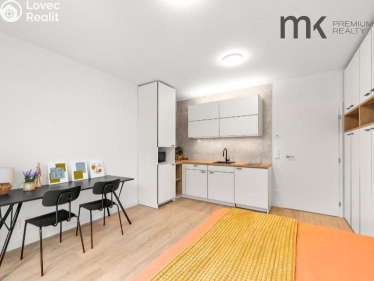 Pronájem bytu 1+KK Praha, Na bitevní pláni 1185/40 č. 1