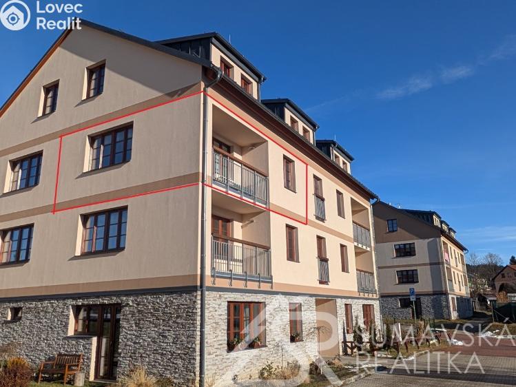 Продажа квартиры 2+KK Kašperské Hory, Lesní 455 č. 2