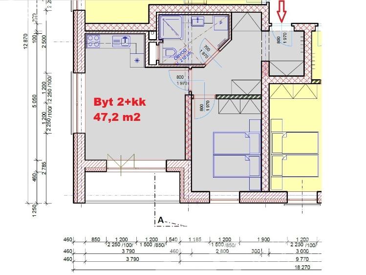 Продажа квартиры 2+KK Kašperské Hory, Lesní 455 č. 27