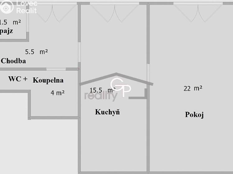Pronájem bytu 1+1 České Budějovice, Fráni Šrámka č. 10