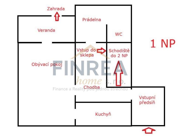 Prodej rodinného domu Vilémov č. 4