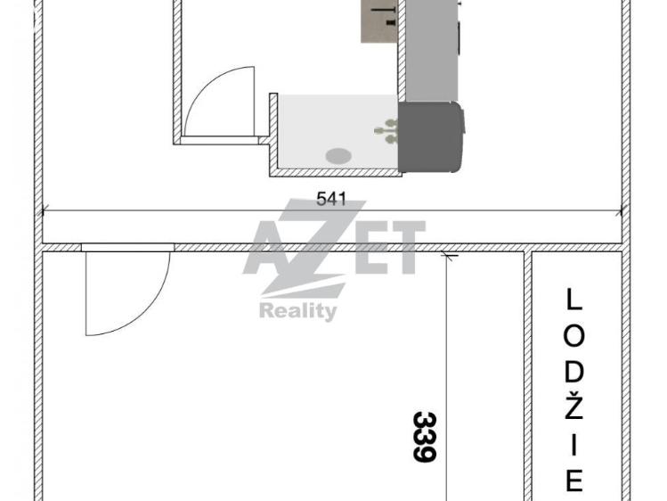 Prodej bytu 1+1 Ostrava, Dr. Martínka 1143/21 č. 4