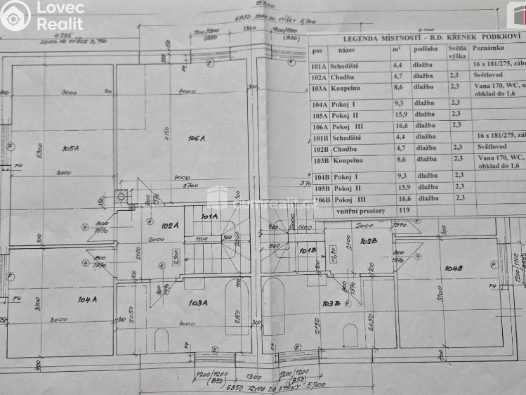 Pronájem rodinného domu Křenek č. 24