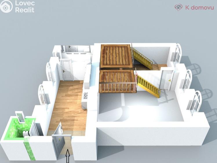 Продажа квартиры 2+1 Brno, Hybešova 255/17 č. 29