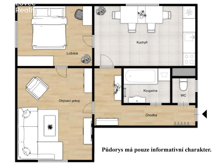Sale apartment 2+1 Frenštát pod Radhoštěm, Školská čtvrť č. 9