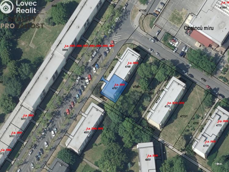 Prodej bytu 2+1 Most, Obránců míru č. 5