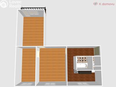 Rent apartment 3+1 Přerov, Optiky č. 3