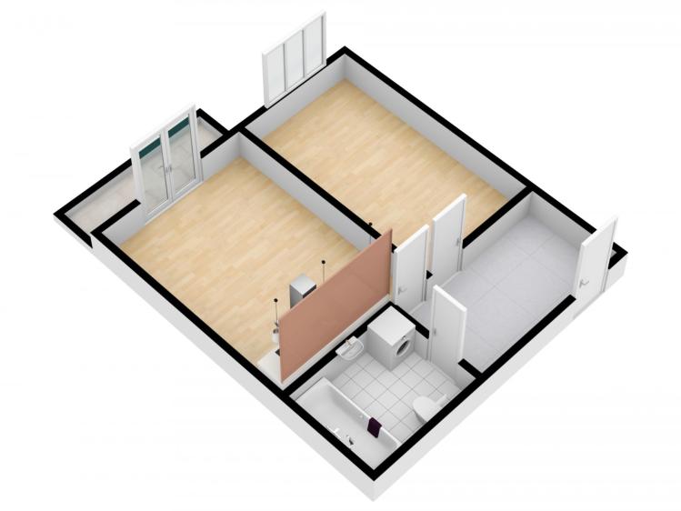 Rent apartment 2+KK Praha, V závětří č. 6